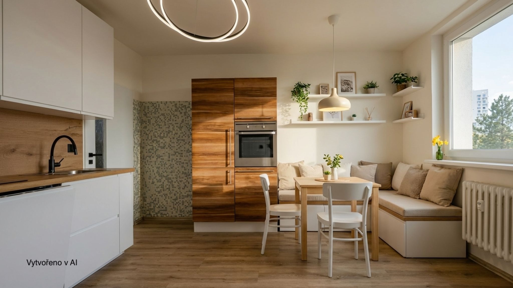 Chytrý byt 2+kk s nikou na spaní v Brně, Černých Polích